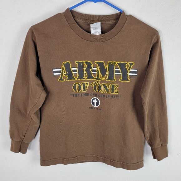 Army‎ of the One Brown Cotton Long Sleeve T-Shirt - Picture 1 of 7